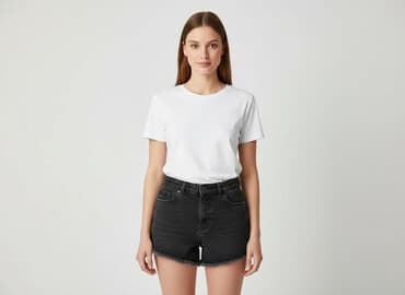 krótkie spodenki z wysokim stanem sklep: Pimkie, Szorty damskie, rozmiar M — 7