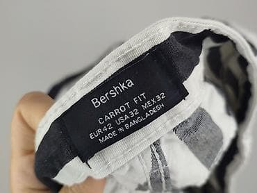 wisnie: Bershka, Spodnie materiałowe damskie, rozmiar XL — 4