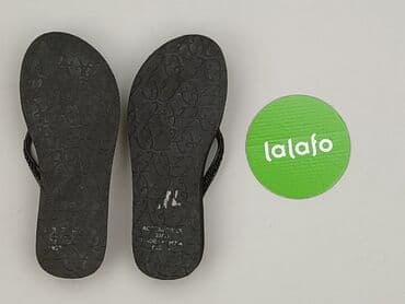 srebrne sandały reserved: Accessorize, Japonki damskie, 34 — 3