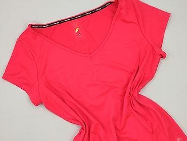 klapki czerwone nike: F&F, T-shirt damski, rozmiar L — 1