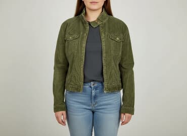 kurtka zimowa wyprzedaż damska: Definitions, Women`s jeans jacket, size XL — 1