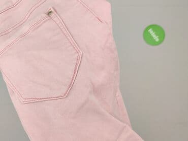 różowe szorty jeansowe damskie: Yessica, Spodnie 3/4 damskie, rozmiar S — 7