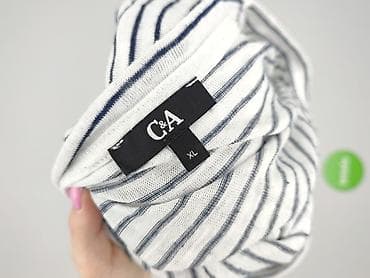 golf bialy: C&A, T-shirt damski, rozmiar XL — 4