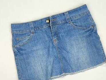 spódniczka dżinsowe z wysokim stanem: Tally Weijl, Spódnica damska, rozmiar M — 1