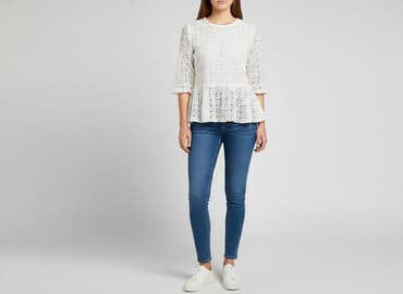 koszula damska z baskinką: Жіноча блуза, розмір S — 1