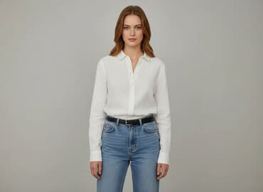 koszulki z długim rękawem damskie sisley: Koszula damska, rozmiar S — 5