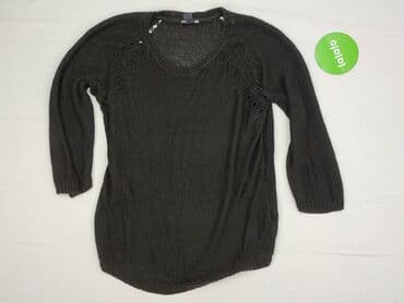 czarny sweter damski hm: H&M Basic, Sweter damski, M — 2