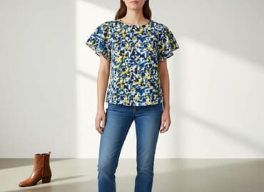 bluzka ze ściągaczem h m: H&M, Bluzka damska, rozmiar S — 1