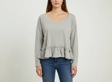 bluzka damska ze ściągaczem na dole: Жіноча блуза, розмір S — 1