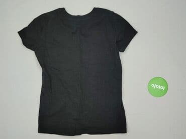 czarna koszulka pod marynarkę: Nike, T-shirt damski, L — 3