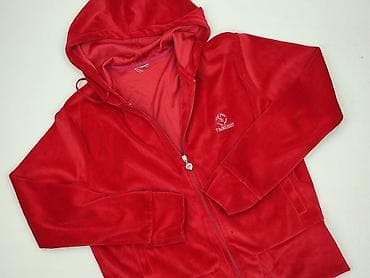 czerwona bluza pull bear: Bluza z kapturem damska, rozmiar XL — 1