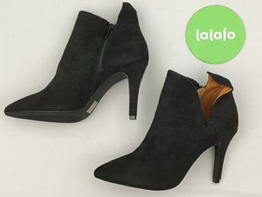 kozaki na koturnie ccc czarne: Botki damskie, 38 — 3