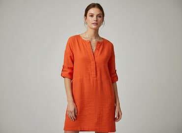 sukienki pomarańczowa na wesele: Warehouse, Sukienka damska, rozmiar S — 7