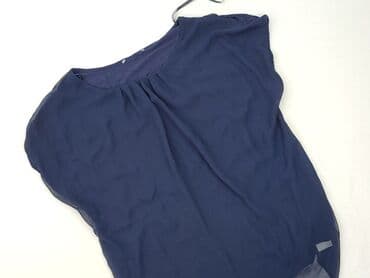 niebieskie sukienki plus size: Bluzka damska, rozmiar M — 1
