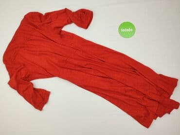 czerwona satynowa sukienka h m: H&M, Sukienka damska, rozmiar XL — 3