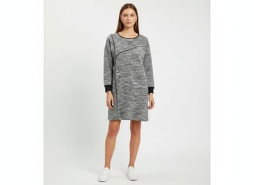 sukienki dzianinowe plus size allegro: Classic, Sukienka damska, rozmiar M — 7