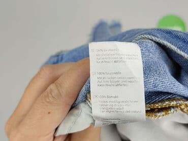 spódniczka dżinsowe z wysokim stanem: Spódnica damska, rozmiar L — 5