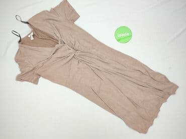 sukienki beżowa midi: H&M, Sukienka damska, rozmiar M — 3