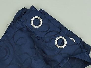 kieliszki: Zasłona na przelotkach – granatowa, dekoracyjna - Typ: zasłona — 1