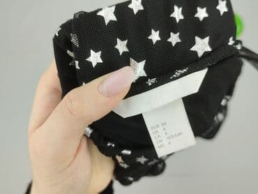 czarne spódniczka plisowane: H&M, Spódnica damska, rozmiar XS — 4