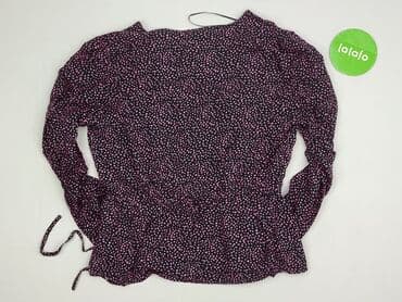 bluzka czarna z dekoltem v: Papaya, Women's blouse, size L — 3