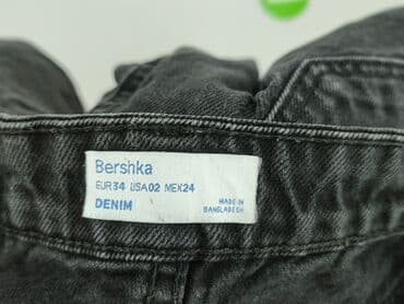 czarne jeansy stradivarius: Bershka, Jeansy damskie, XS — 4