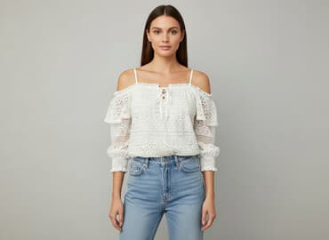 bluzki koronka allegro: Topshop, Bluzka damska, rozmiar XS — 6