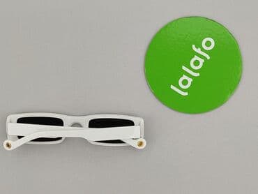 czapka z daszkiem bawełna czy poliester: Okulary, Przeciwsłoneczne, Prostokątne kształt, stan - Bardzo dobry — 3