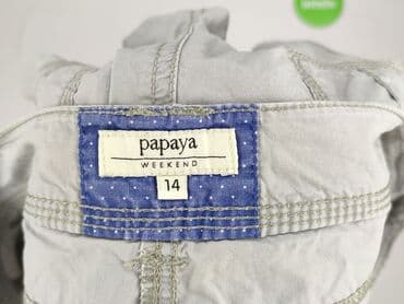 spodnie dresowe z napisami: Papaya, 3/4 Trousers for women, size XL (EU 42) — 4