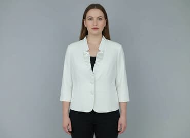 marynarka i spodnie damskie na komunię: Elli, Marynarka damska, rozmiar 2XL — 1