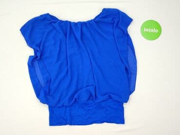 chabrowa bluzki plus size: Bluzka damska, rozmiar M — 3