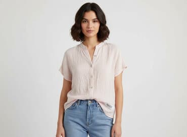 stradivarius bluzki koszulowe: Stradivarius, Bluzka damska, rozmiar S — 7