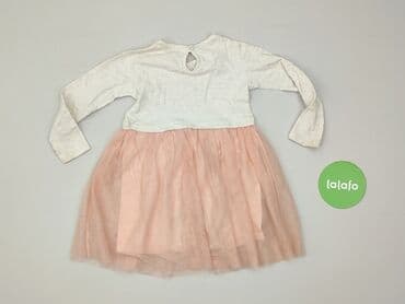 sukienka w geometryczne wzory h: Dress, Pepco, 1.5-2 years, 86-92 cm, condition - Very good — 3