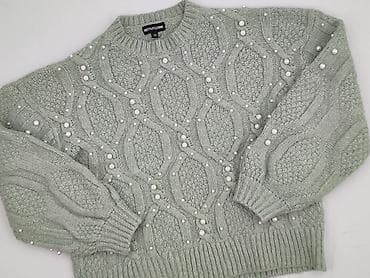 szmaragdowy sweter: PrettyLittleThing, Sweter damski, rozmiar M — 1