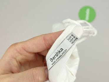 bluzki z dekoltem bershka: Bershka, Top damski, rozmiar S — 4