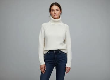 pull and bear kurtki zimowe: PULL&BEAR, Sweter damski, rozmiar L — 6