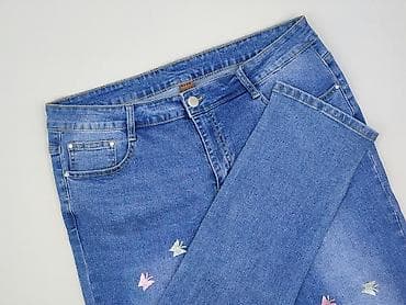 jeans cargo: Jeansy damskie, rozmiar 4XL — 1