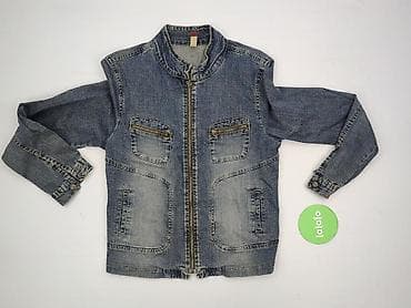 kurtka jeansowa patchwork: Kurtka jeansowa damska, rozmiar L — 2