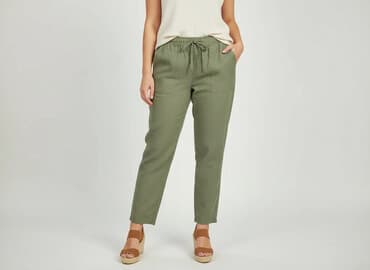 spodnie z majtkami: UP2Fashion, Spodnie materiałowe damskie, rozmiar 2XL — 1