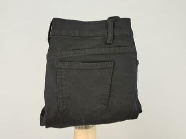 czarne jeansy z dziurami: SZACHOWNICA, Jeansy damskie, rozmiar S — 6