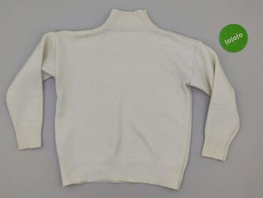 limonkowy sweter reserved: Golf damski, S — 3