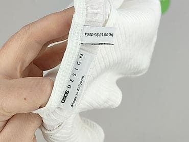 bialy top shein: ASOS Design, Top damski, rozmiar S — 4