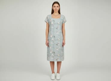 deichmann srebrne buty: Sukienka damska, rozmiar S — 5