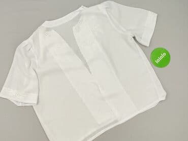 biała bluzka do garnituru: Women's blouse, size 4XL — 4
