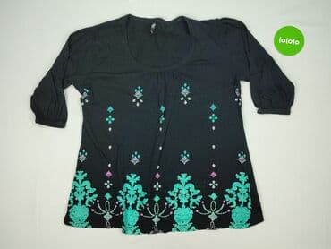 Women: Blue, Women's blouse, 4XL — 2