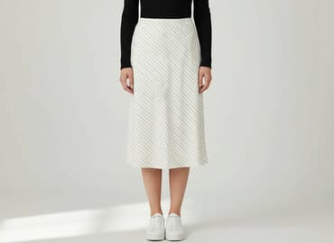 spódniczka alex biało niebieska: Spódnica damska, rozmiar S — 8