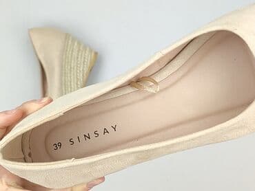 sandały z pomponami sinsay: Sinsay, Półbuty damskie, rozmiar 39 — 5