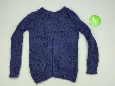 niebieski golf damski: Kardigan damski, M — 2