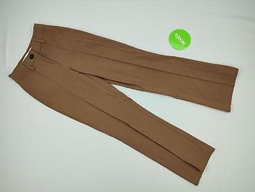 ogrodniczki pull and bear: Bershka, Spodnie materiałowe damskie, rozmiar 2XS — 2