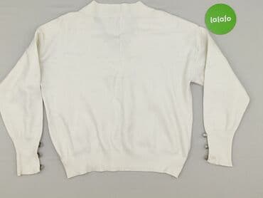 sweter z dekoltem v: Kardigan damski, rozmiar M — 3